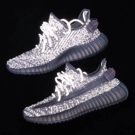 Yeezy 350 v2 reflective black